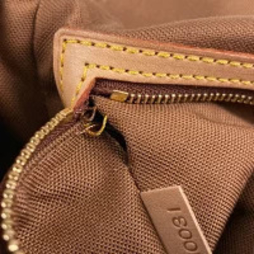 Louis Vuitton Bag Shoulder Looping Brown Monogram Handbag Hobo Brown - Picture 5 of 6